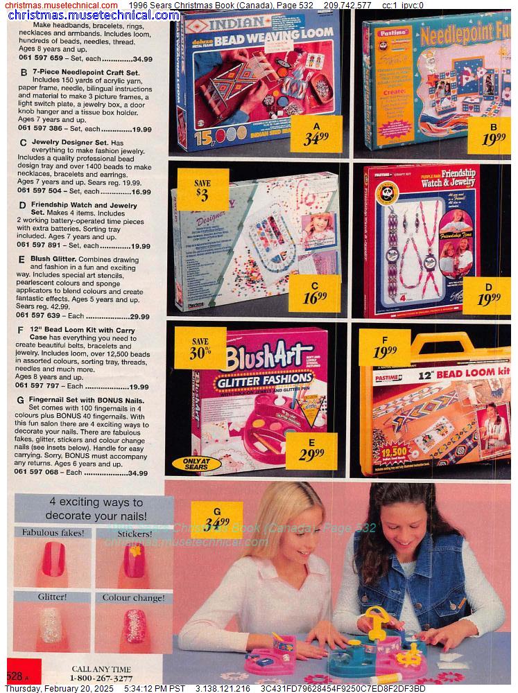 1996 Sears Christmas Book (Canada), Page 532