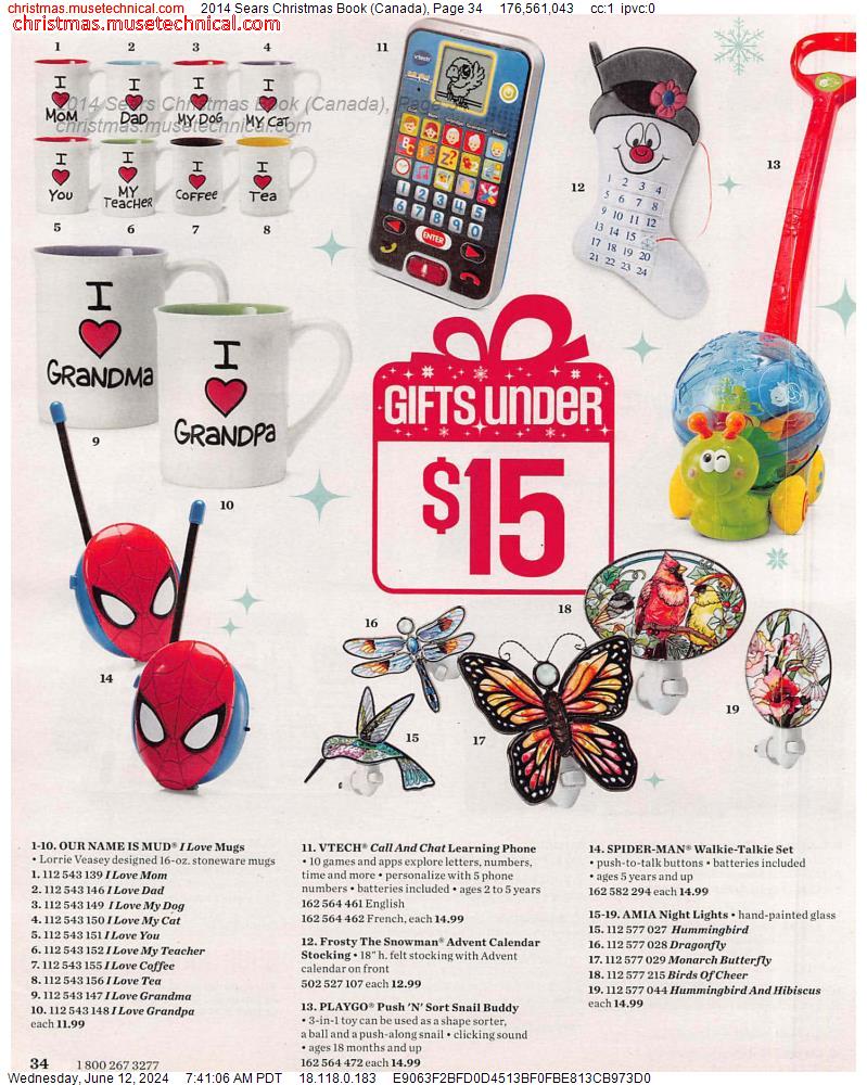 2014 Sears Christmas Book (Canada), Page 34
