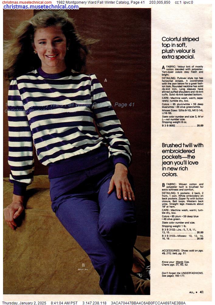 1982 Montgomery Ward Fall Winter Catalog, Page 41