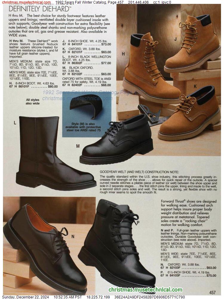 1992 Sears Fall Winter Catalog, Page 457