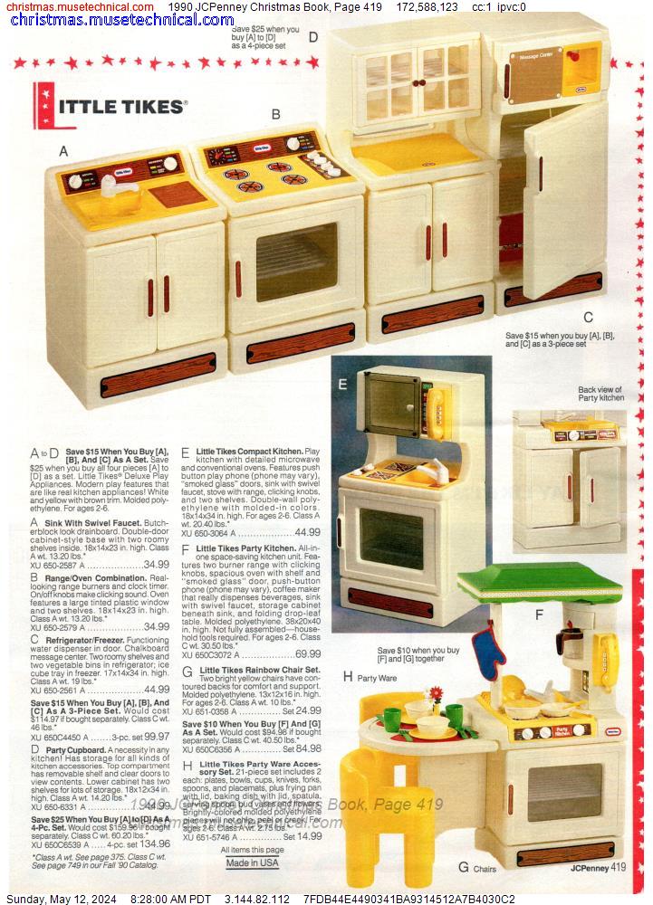 1990 JCPenney Christmas Book, Page 419