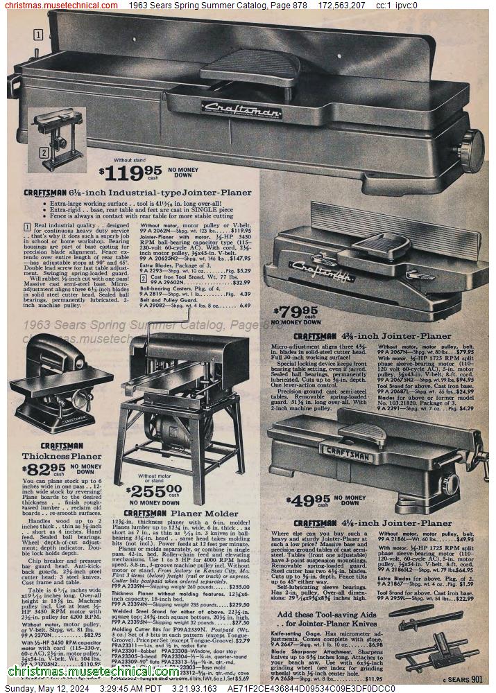 1963 Sears Spring Summer Catalog, Page 878