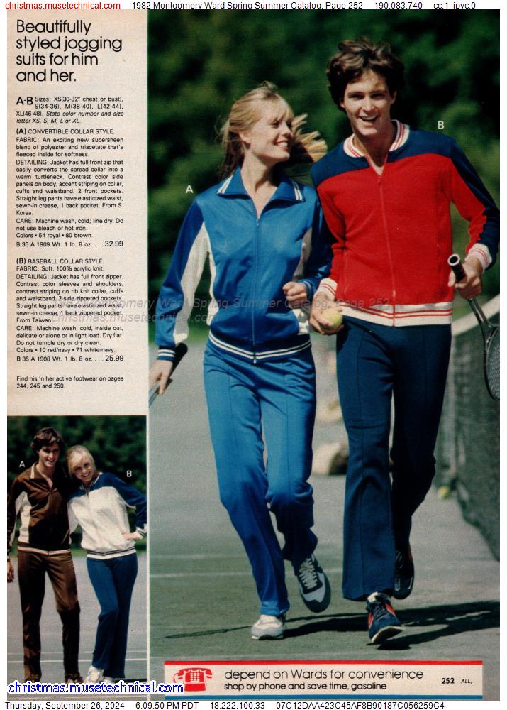 1982 Montgomery Ward Spring Summer Catalog, Page 252