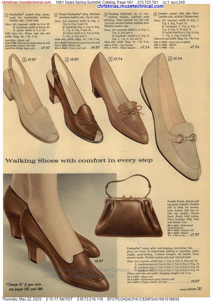 1961 Sears Spring Summer Catalog, Page 161