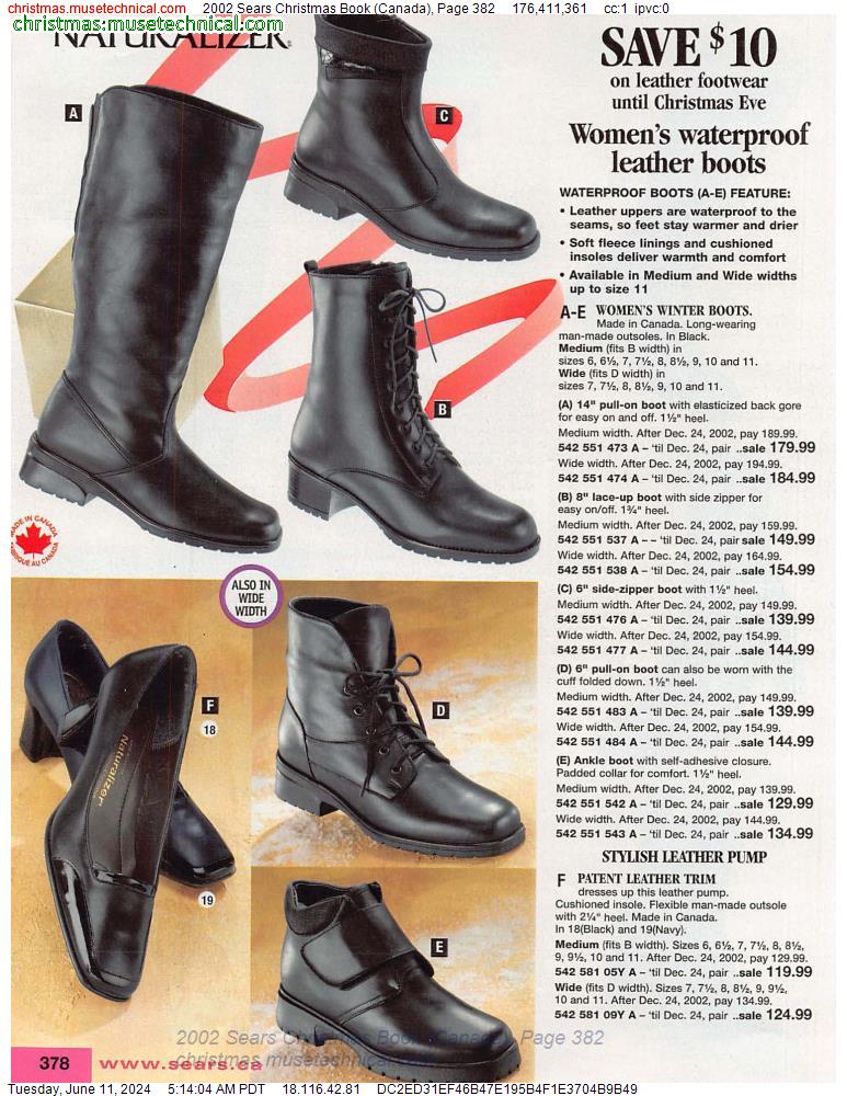 2002 Sears Christmas Book (Canada), Page 382
