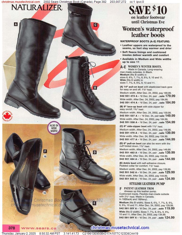 2002 Sears Christmas Book (Canada), Page 382