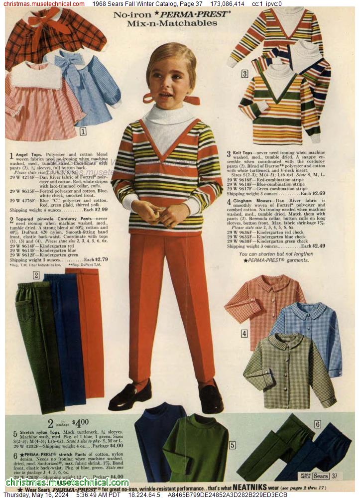 1968 Sears Fall Winter Catalog, Page 37