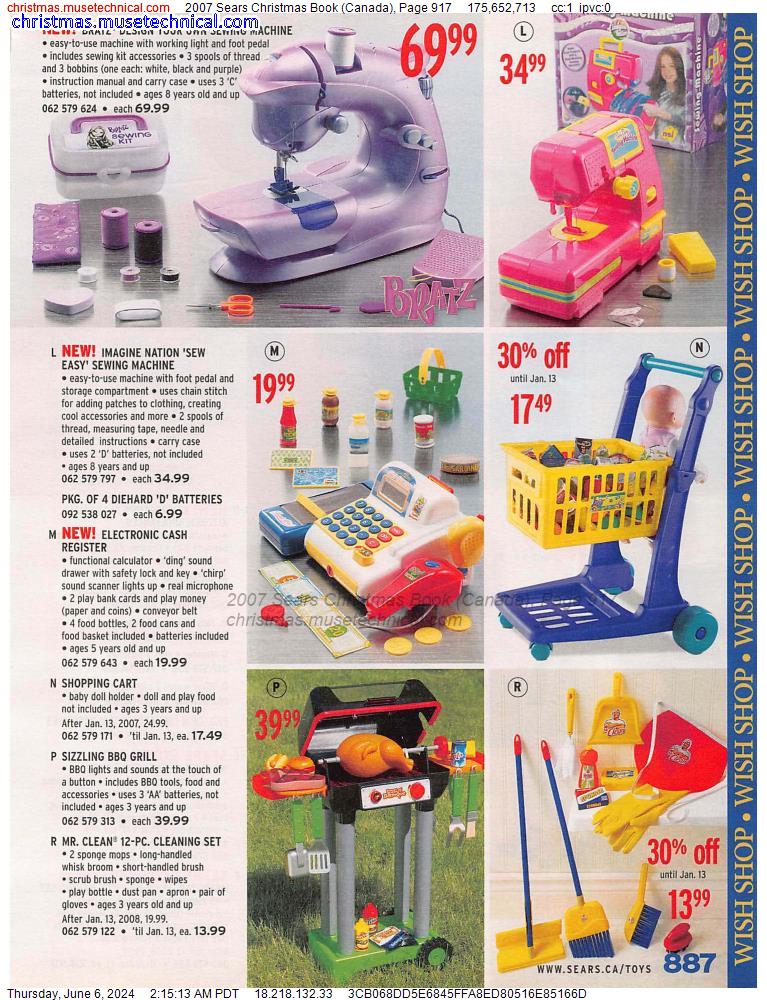 2007 Sears Christmas Book (Canada), Page 917