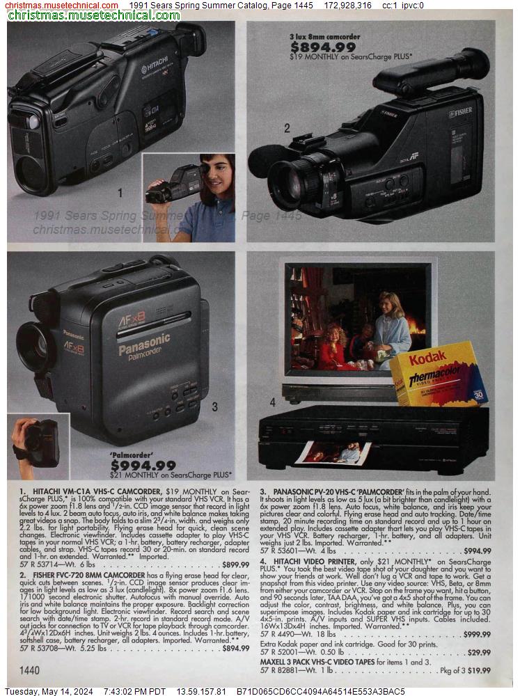1991 Sears Spring Summer Catalog, Page 1445