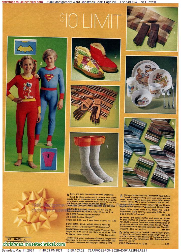 1980 Montgomery Ward Christmas Book, Page 20