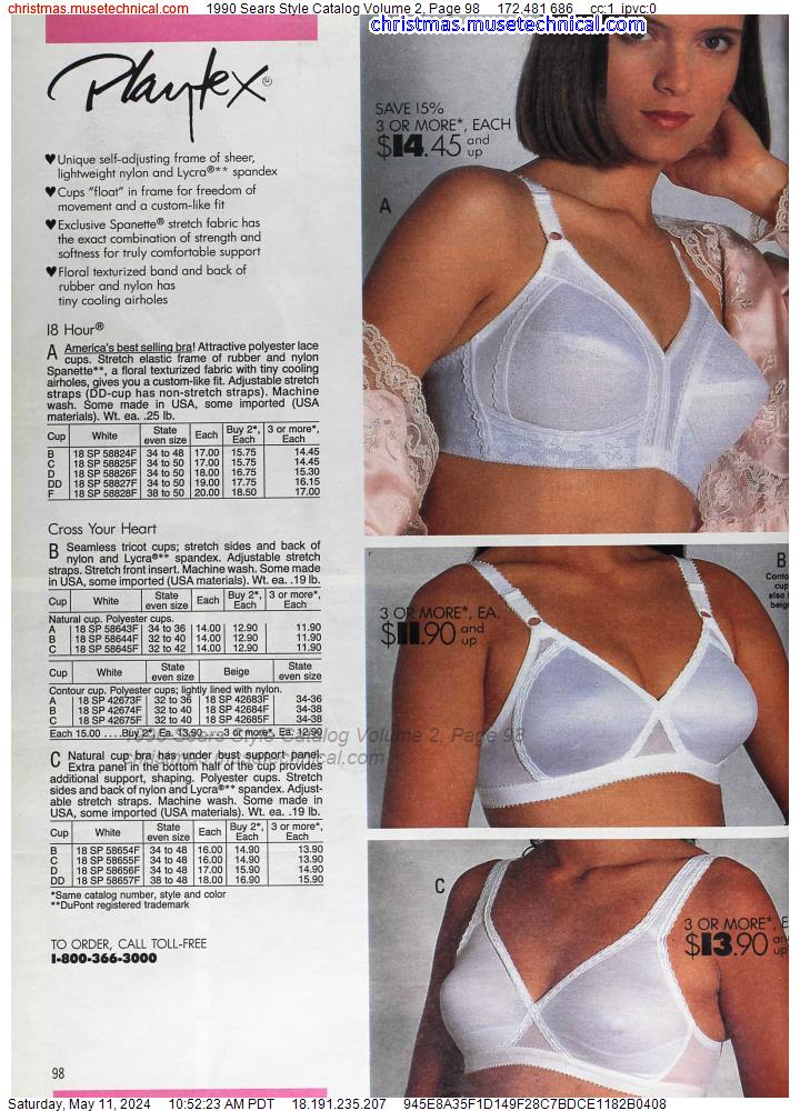1990 Sears Style Catalog Volume 2, Page 98
