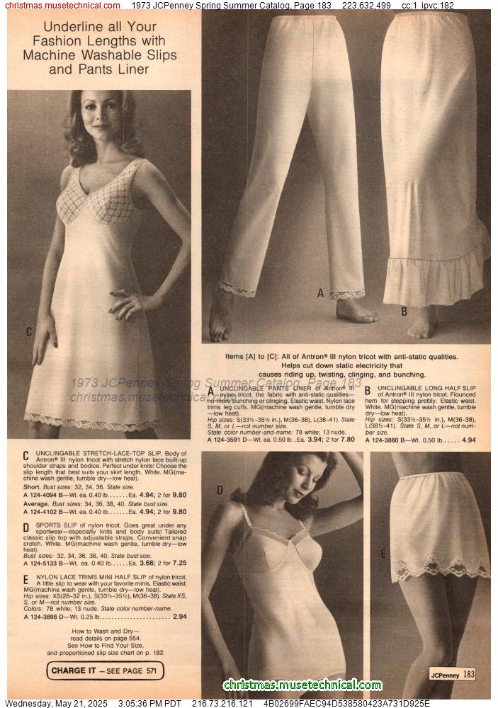 1973 JCPenney Spring Summer Catalog, Page 183