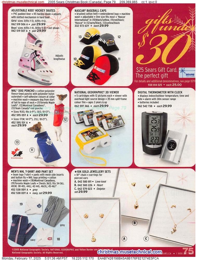 2005 Sears Christmas Book (Canada), Page 79