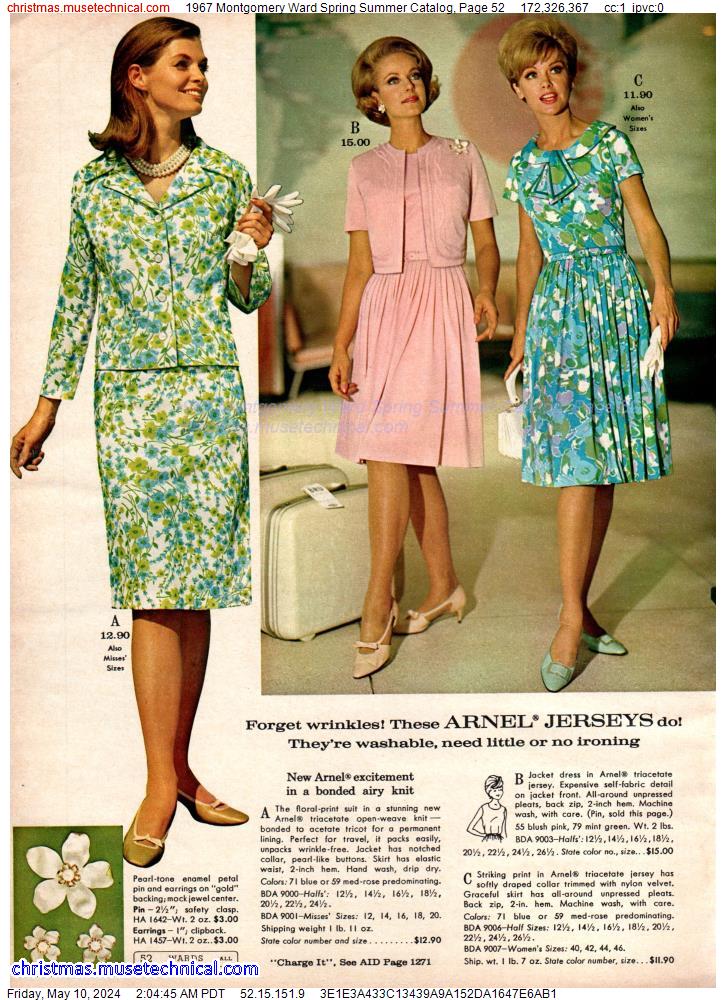 1967 Montgomery Ward Spring Summer Catalog, Page 52