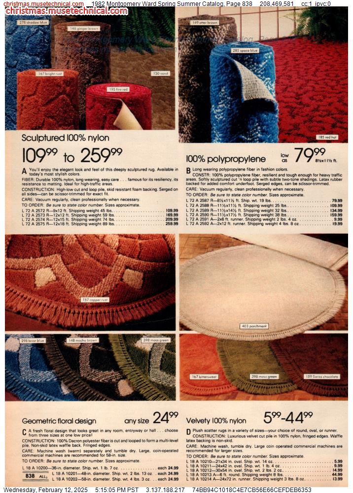 1982 Montgomery Ward Spring Summer Catalog, Page 838