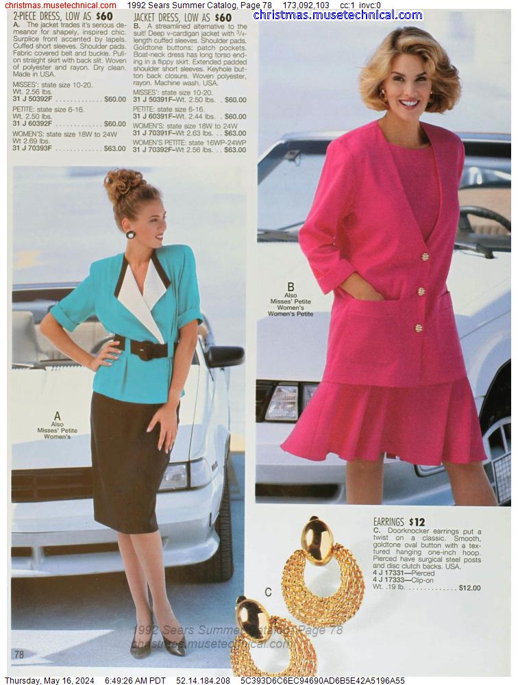 1992 Sears Summer Catalog, Page 78
