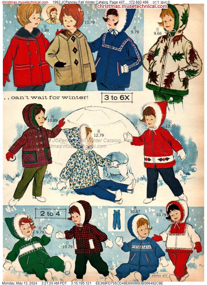 1963 JCPenney Fall Winter Catalog, Page 407
