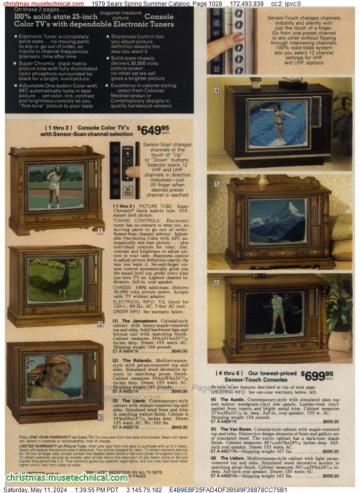 1979 Sears Spring Summer Catalog, Page 1028