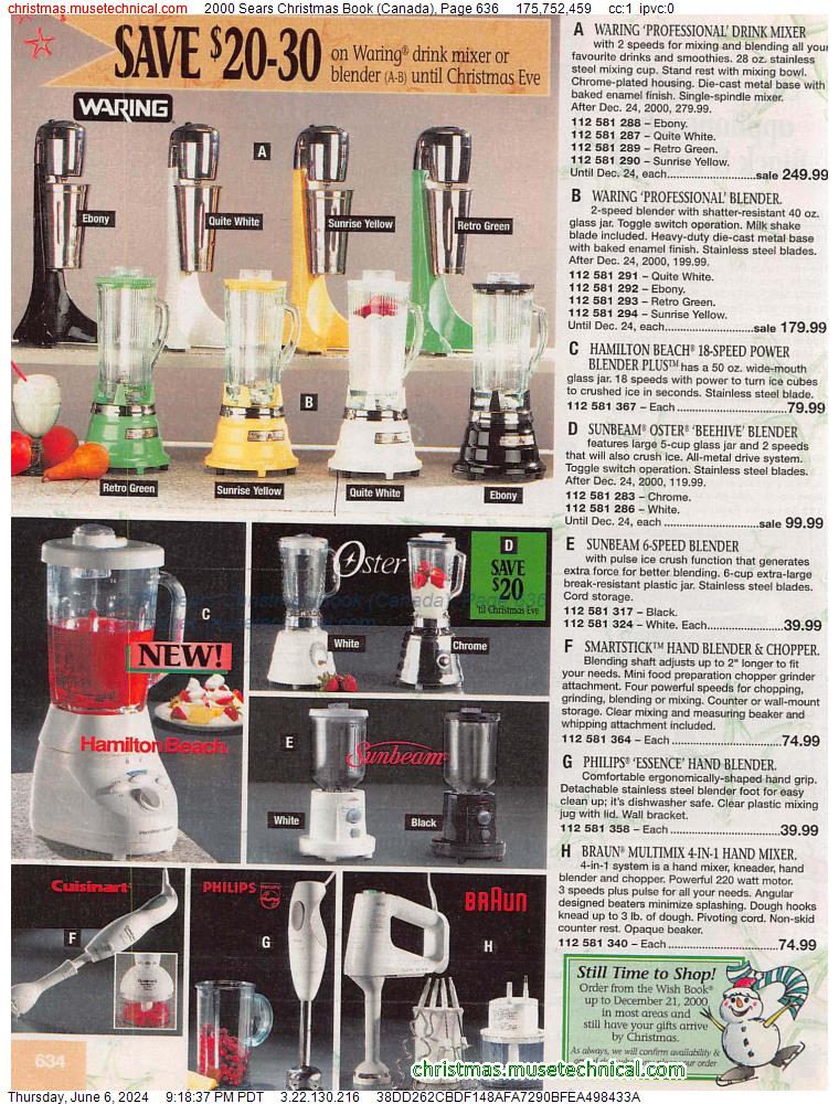 2000 Sears Christmas Book (Canada), Page 636