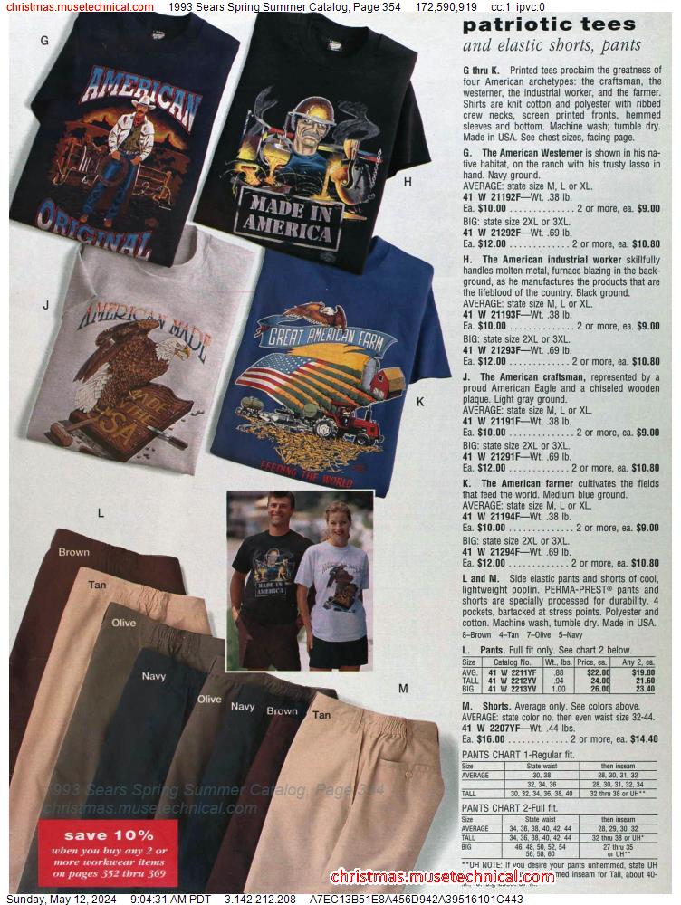 1993 Sears Spring Summer Catalog, Page 354