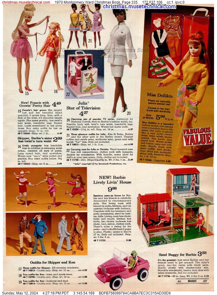 1970 Montgomery Ward Christmas Book, Page 335
