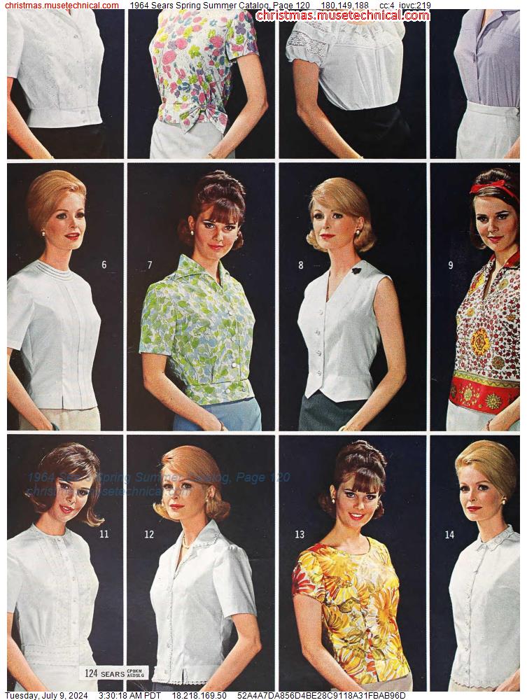 1964 Sears Spring Summer Catalog, Page 120