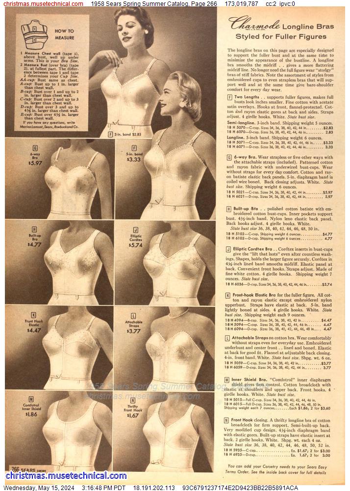1958 Sears Spring Summer Catalog, Page 266