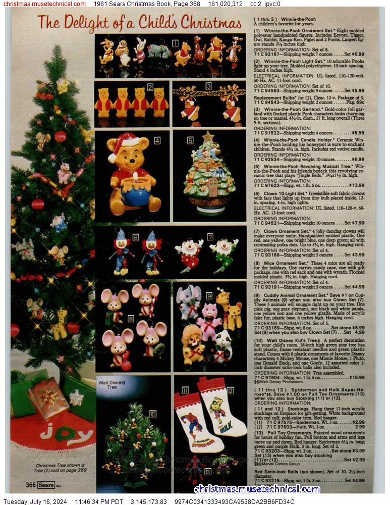 1981 Sears Christmas Book, Page 368