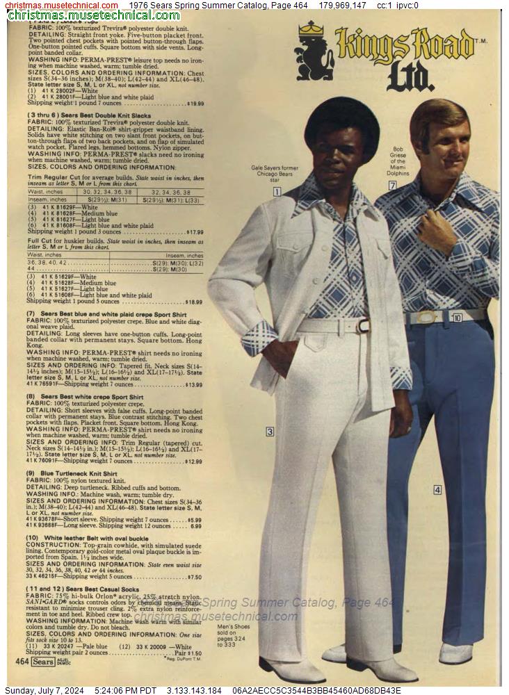 1976 Sears Spring Summer Catalog, Page 464