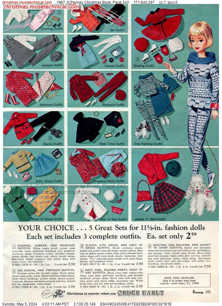 1967 JCPenney Christmas Book, Page 243