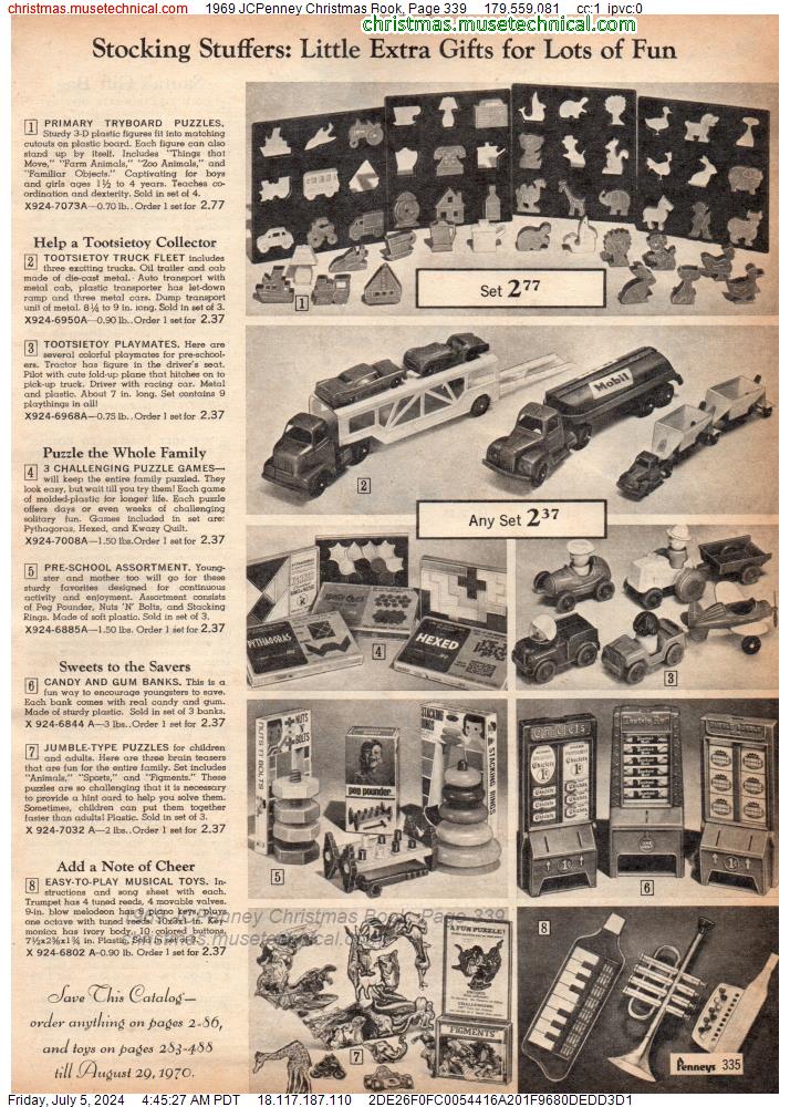 1969 JCPenney Christmas Book, Page 339