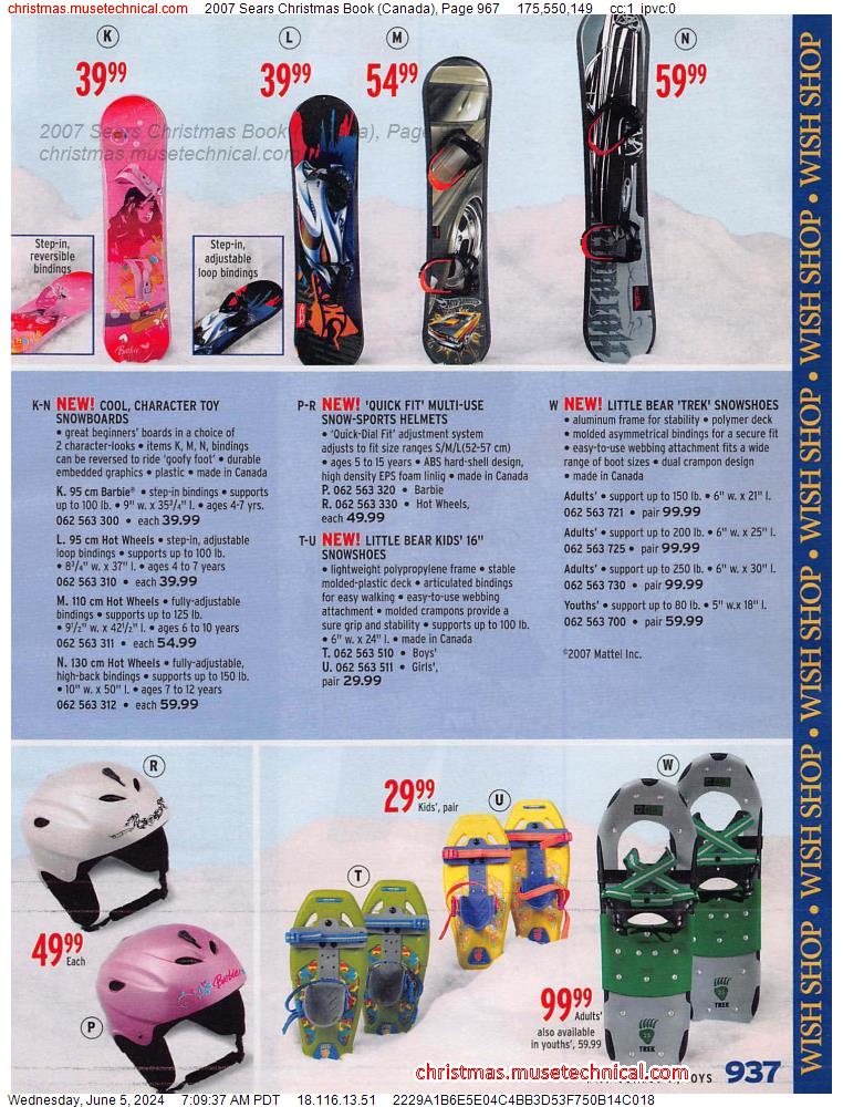 2007 Sears Christmas Book (Canada), Page 967