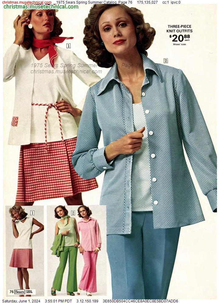 1975 Sears Spring Summer Catalog, Page 76