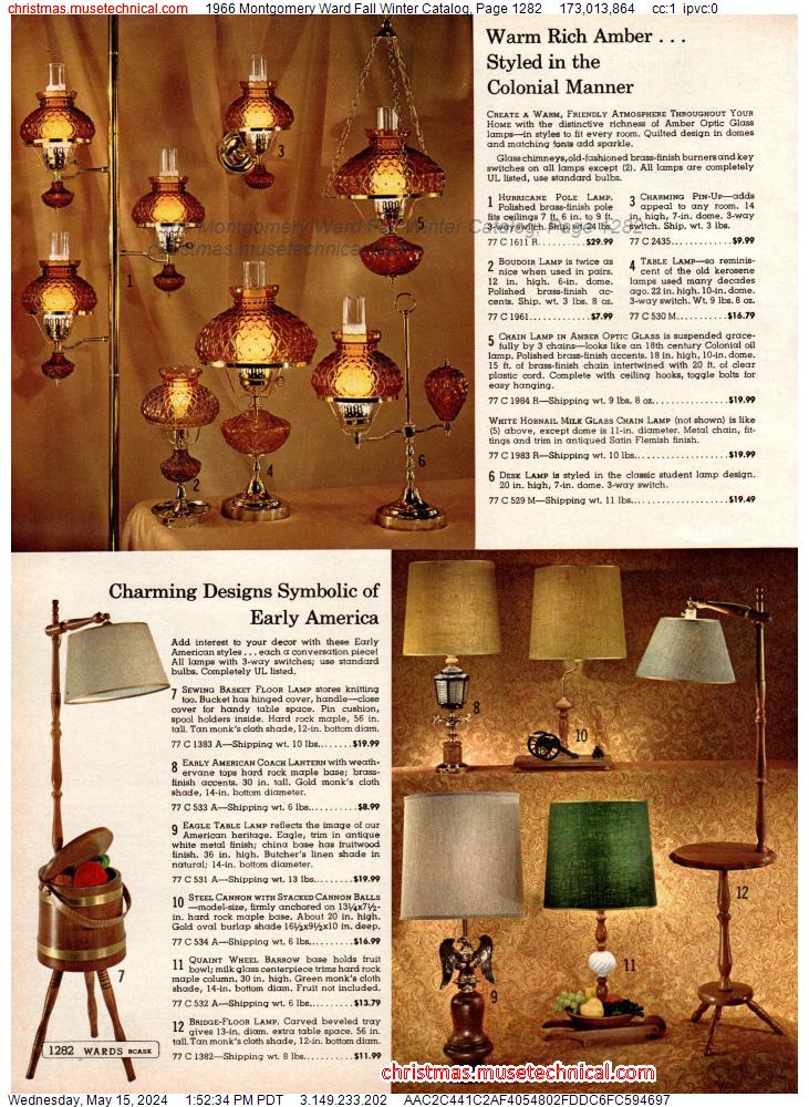 1966 Montgomery Ward Fall Winter Catalog, Page 1282