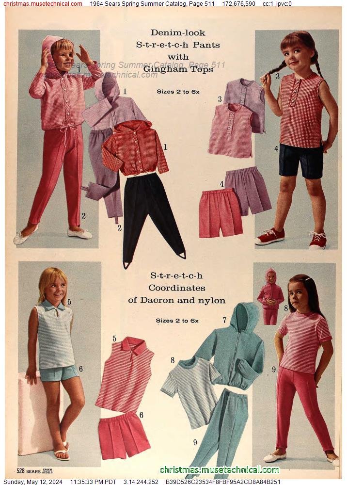 1964 Sears Spring Summer Catalog, Page 511