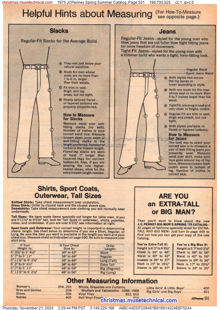 1975 JCPenney Spring Summer Catalog, Page 501