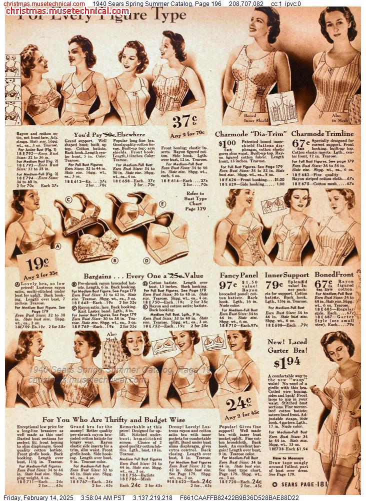 1940 Sears Spring Summer Catalog, Page 196