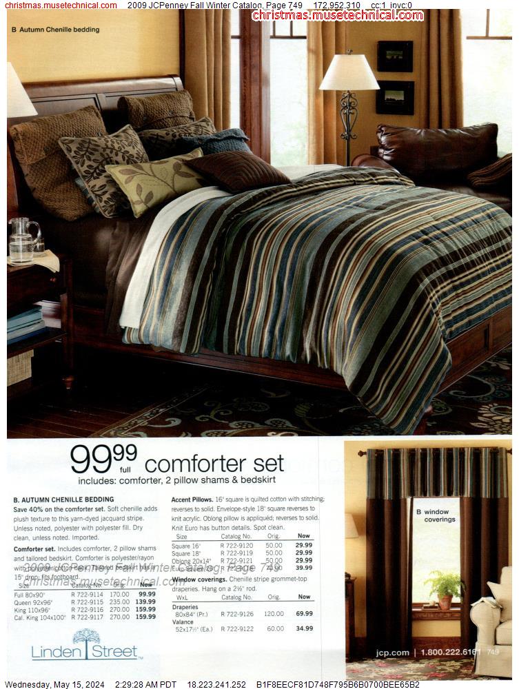 2009 JCPenney Fall Winter Catalog, Page 749
