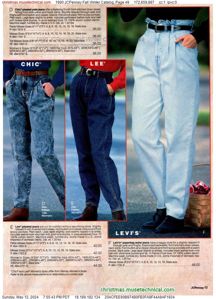 1990 JCPenney Fall Winter Catalog, Page 49