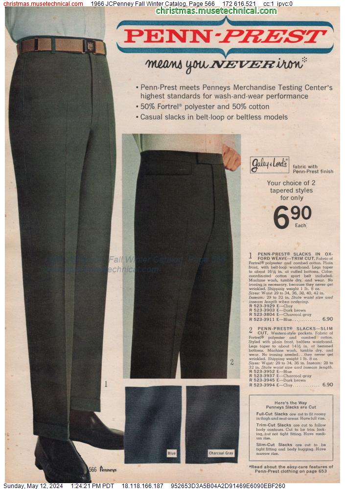 1966 JCPenney Fall Winter Catalog, Page 566