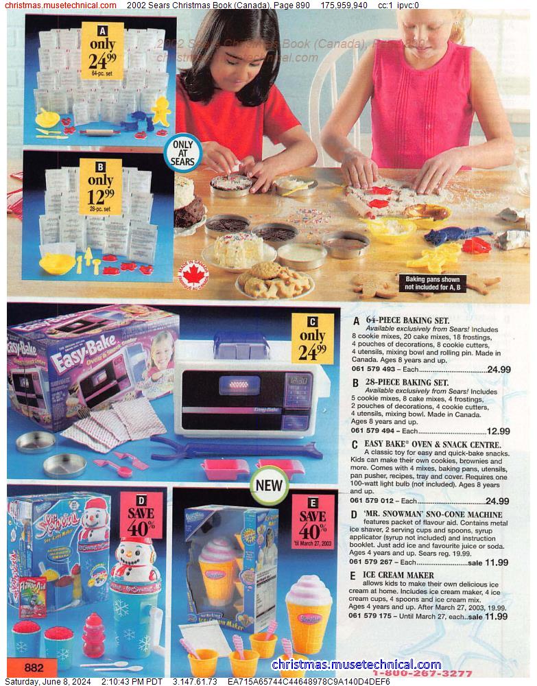 2002 Sears Christmas Book (Canada), Page 890