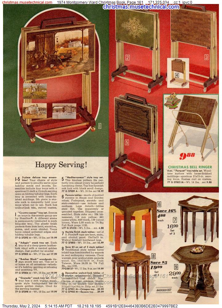 1974 Montgomery Ward Christmas Book, Page 161