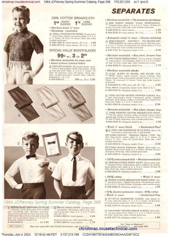 1964 JCPenney Spring Summer Catalog, Page 396
