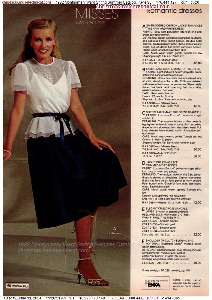 1982 Montgomery Ward Spring Summer Catalog, Page 90