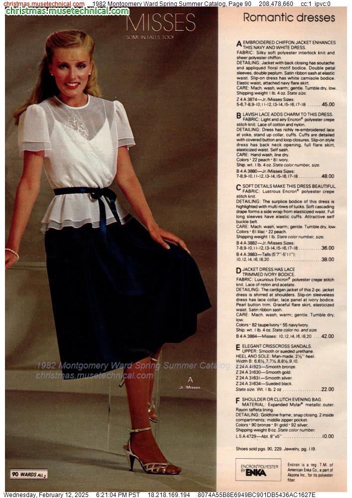 1982 Montgomery Ward Spring Summer Catalog, Page 90