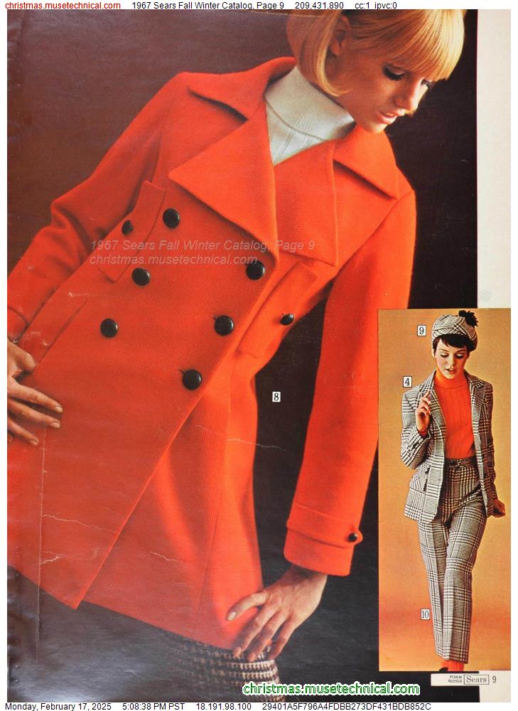 1967 Sears Fall Winter Catalog, Page 9