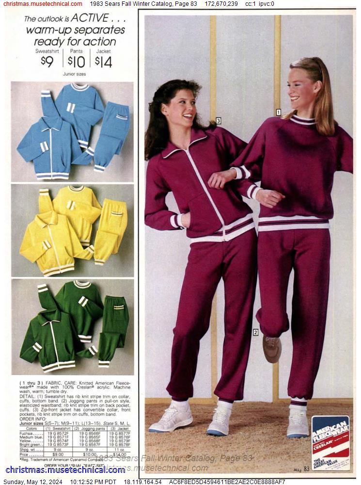 1983 Sears Fall Winter Catalog, Page 83
