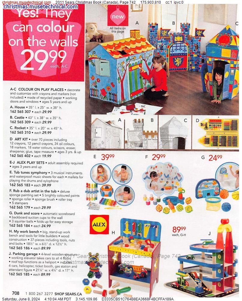 2011 Sears Christmas Book (Canada), Page 742
