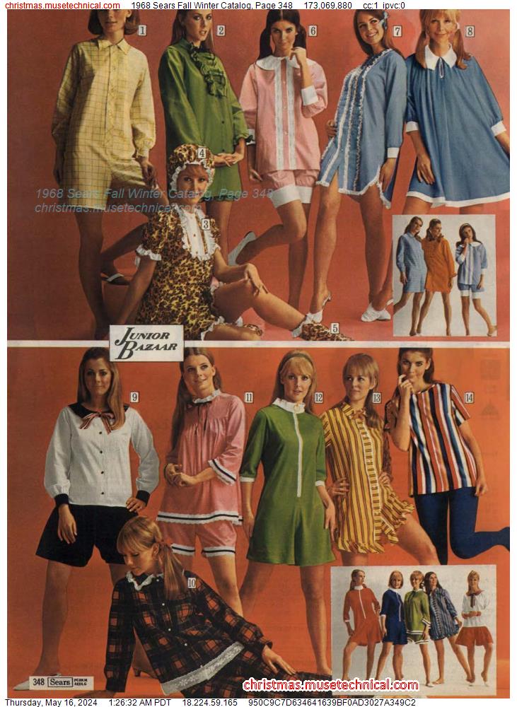 1968 Sears Fall Winter Catalog, Page 348