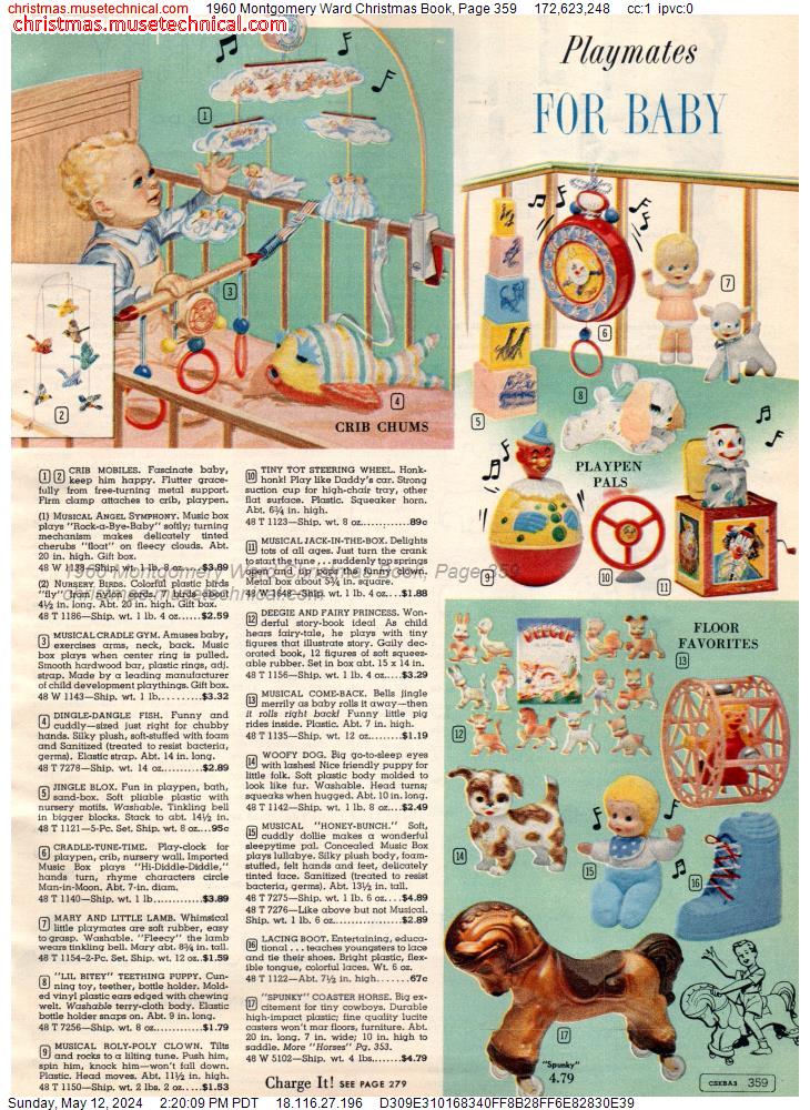 1960 Montgomery Ward Christmas Book, Page 359